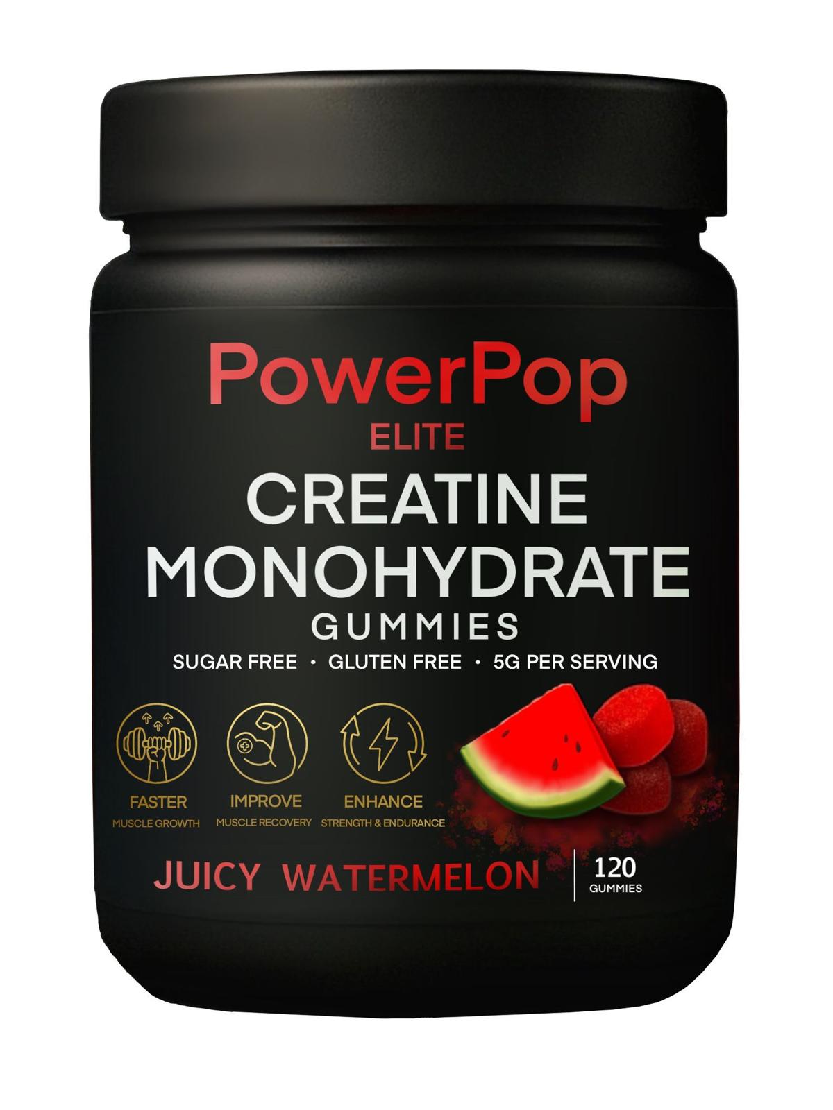 Creatine Monohydrate Gummies - Juicy Watermelon